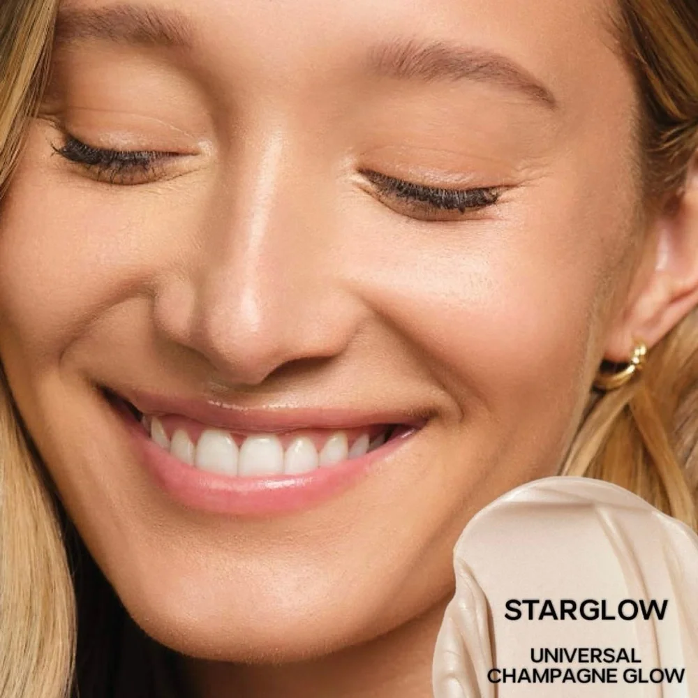 SAIE Glowy Super Gel Lightweight Dewy Liquid Highlighter Starglow Mini .5oz